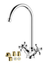 GEYSER® Magnolia køkkenarmatur krom